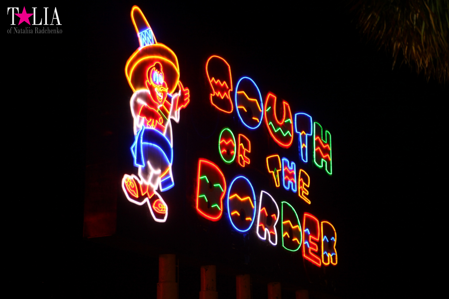 ''South of the Border". The middle of the way from New York to Miami by car